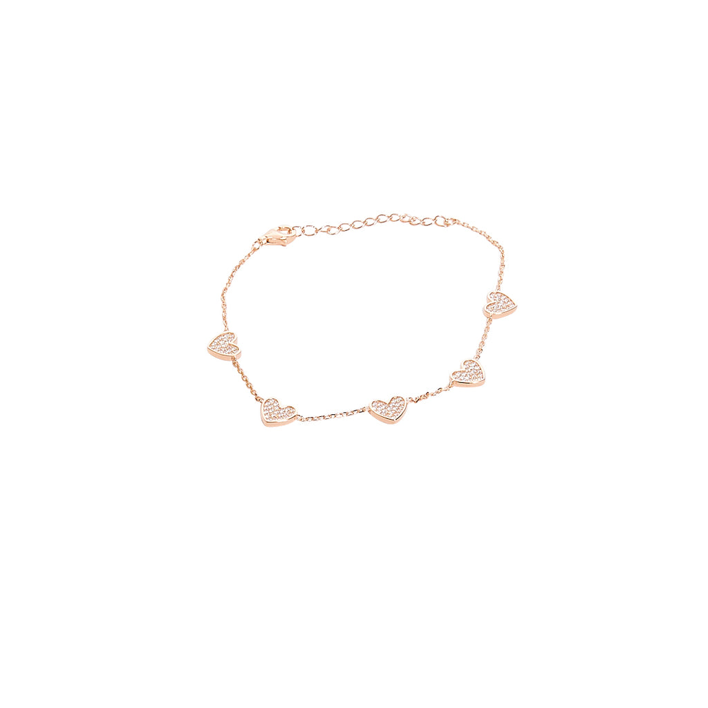 Bracciale 5 Cuori