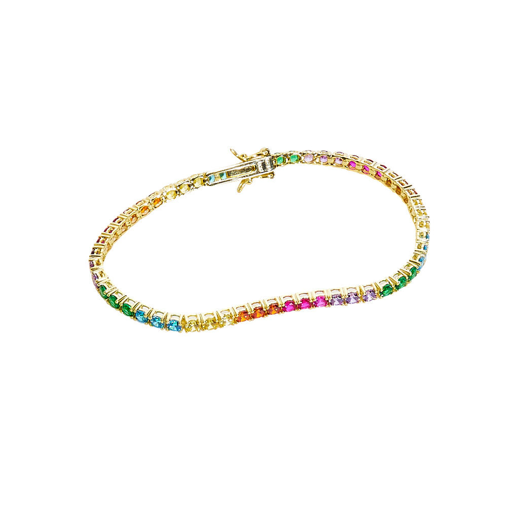 Multicolor Tennis Bracelet