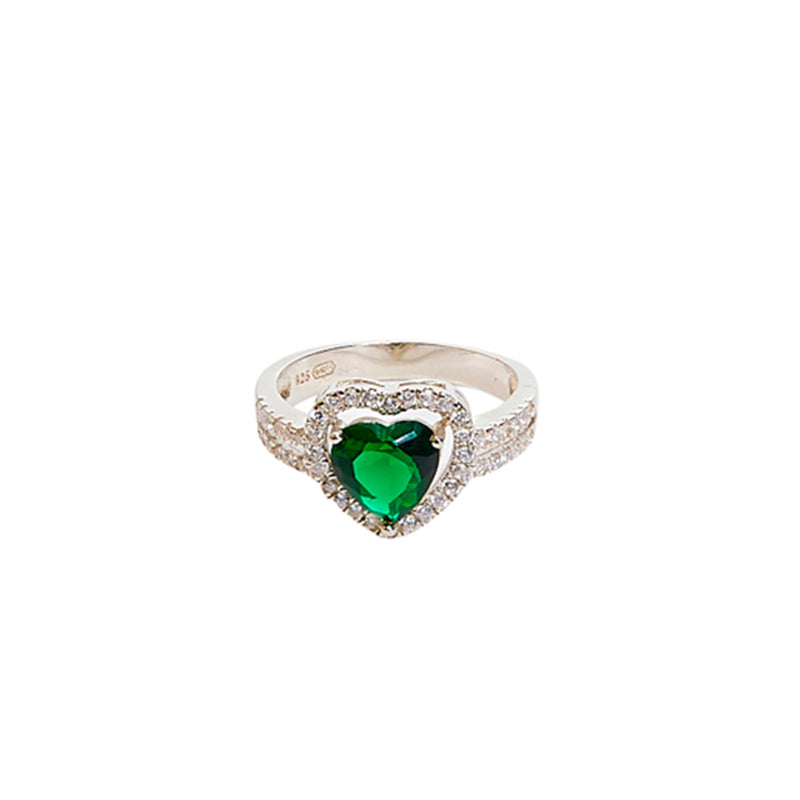 Green Heart Ring