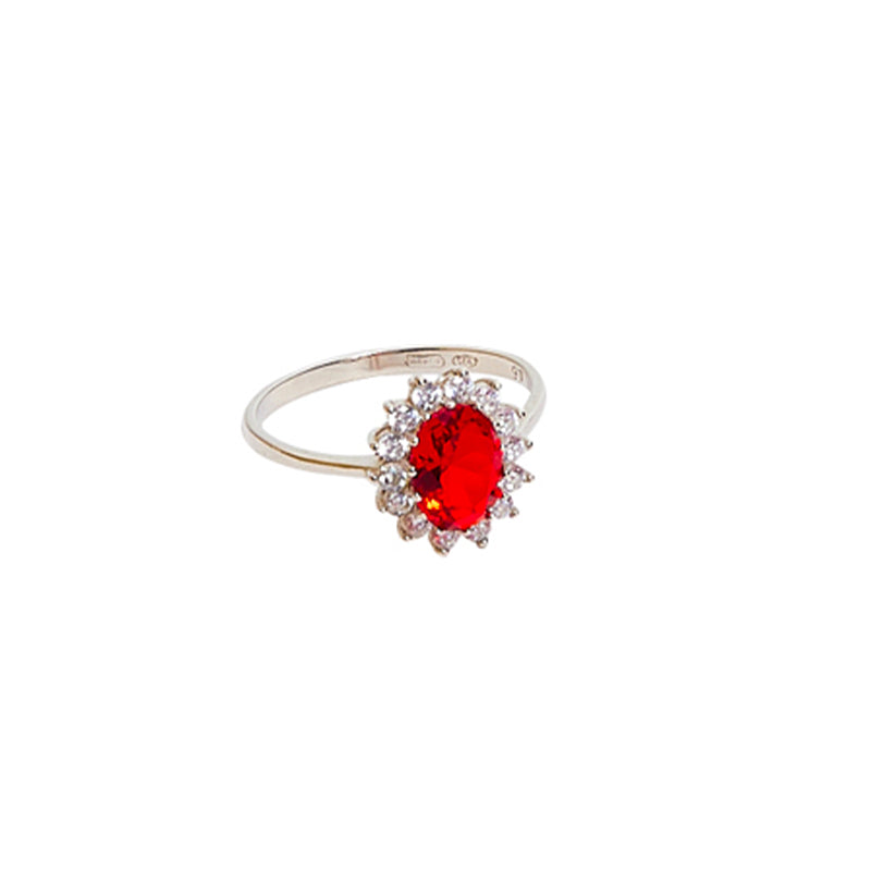 Red Oval Ring 