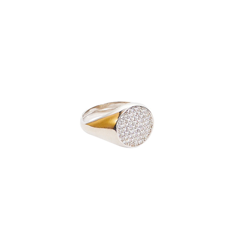 Zirconia Cobblestone Ring 