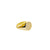 Zirconia Cobblestone Golden Ring