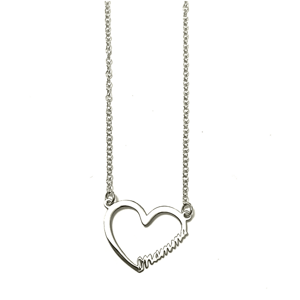 Mom Heart Necklace