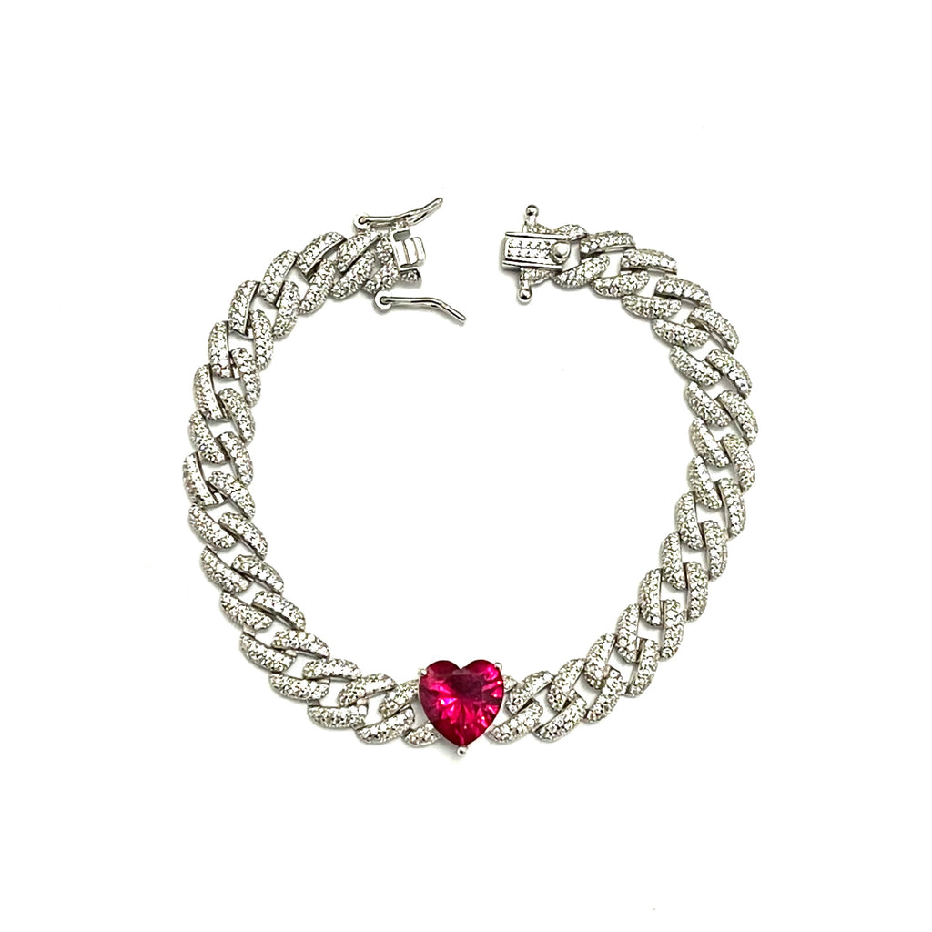 Bracciale Intrecciato con Cuore