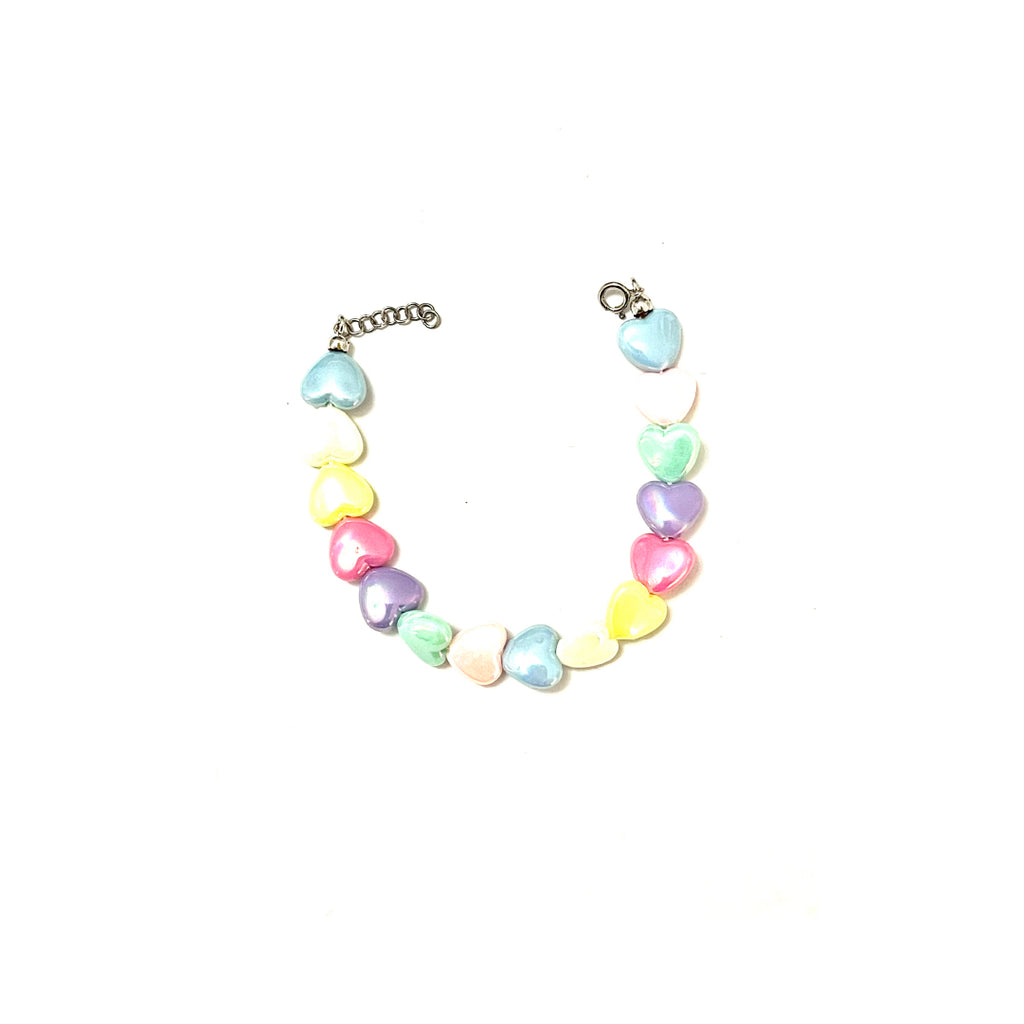 Bracciale con Cuori Multicolor