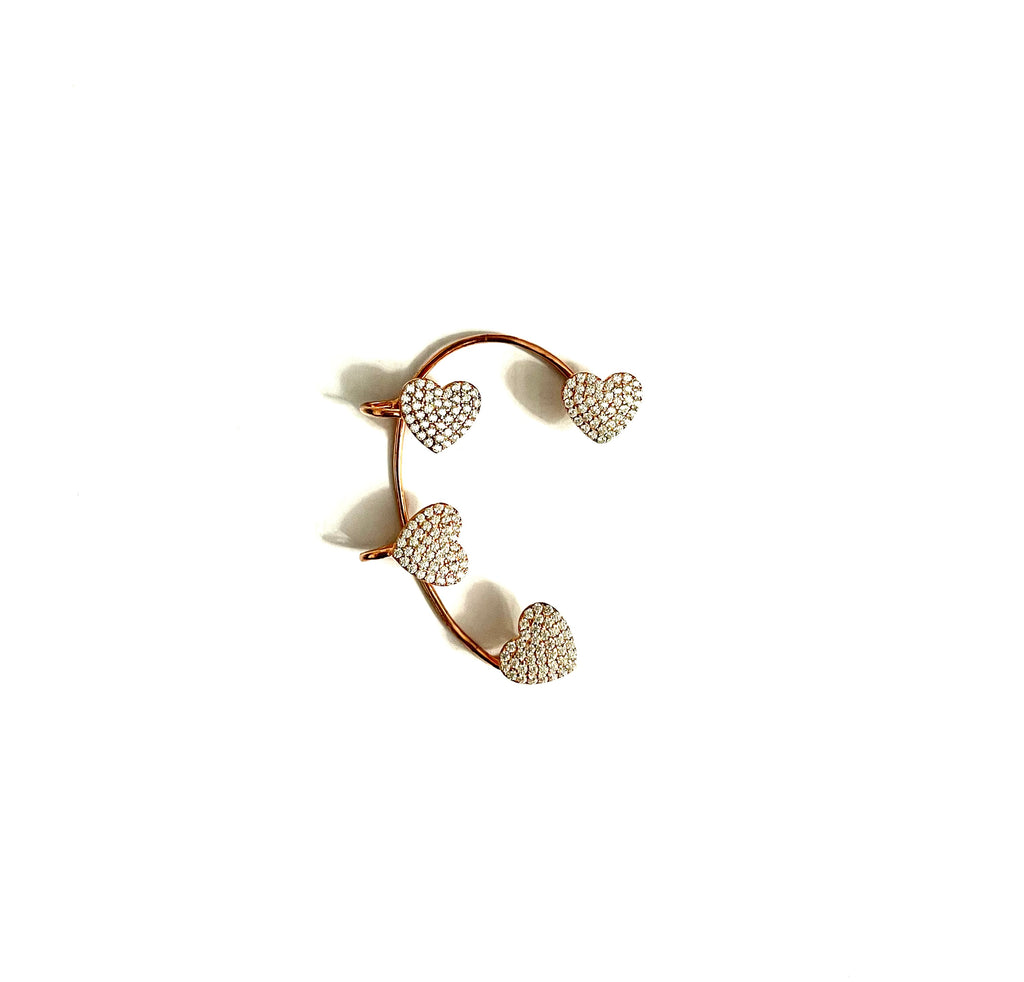 EARCUFF CUORI RS