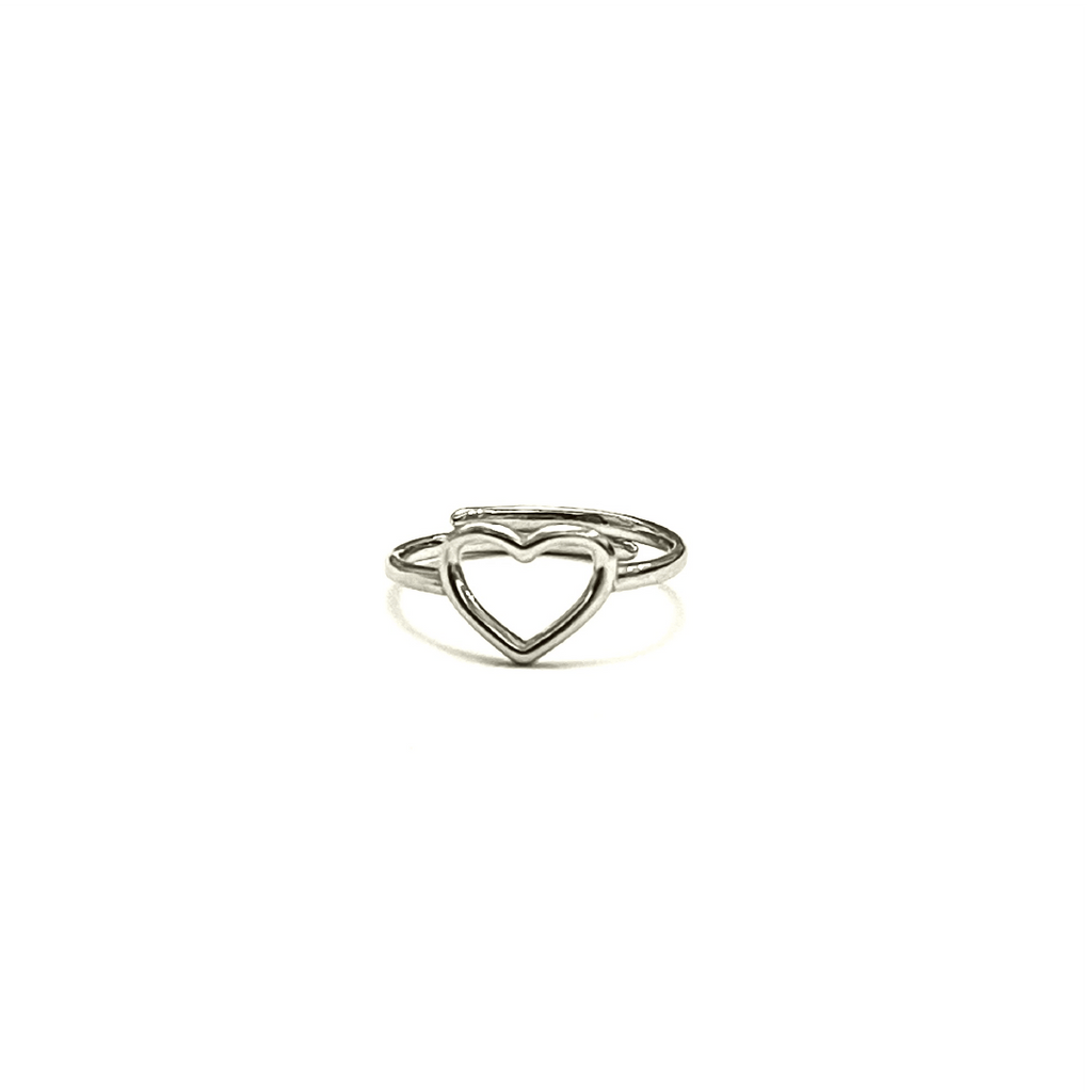 Openwork Heart Ring