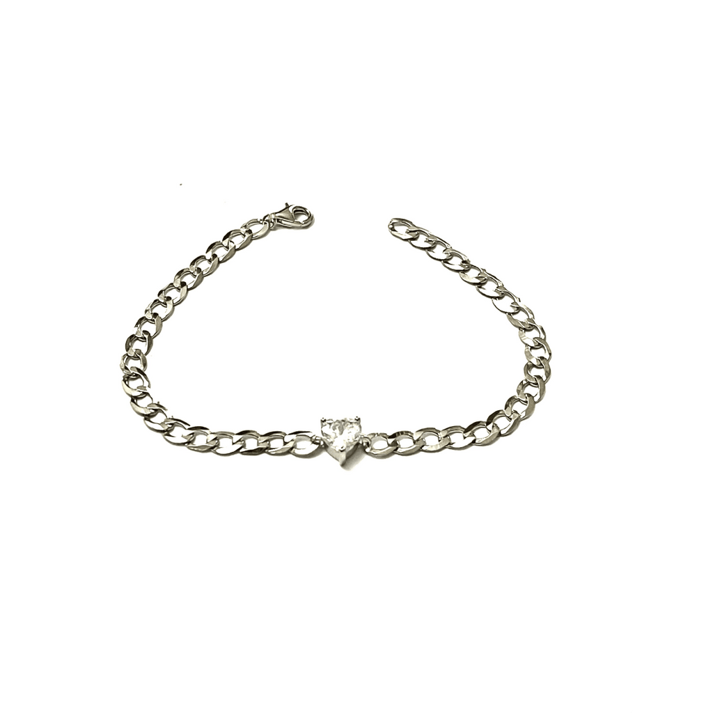 Bracciale con Cuore Centrale