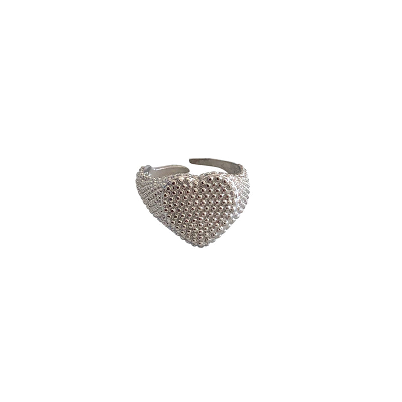 Microsphere Heart Ring